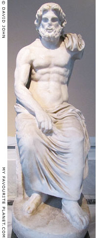 Marble statue of seated Zeus from Demirci at My Favourite Planet Marble statue of seated Zeus from Demirci at My Favourite Planet