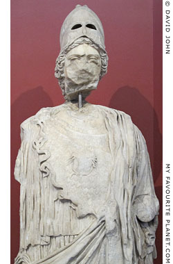 Marble statue of Athena from Ephesus