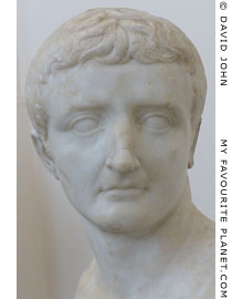 Marble bust of Emperor Tiberius at My Favourite Planet
