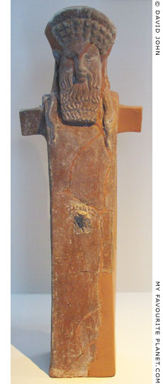 Small terracotta herm from Pella, Greece at My Favourite Planet Small terracotta herm from Pella, Greece at My Favourite Planet