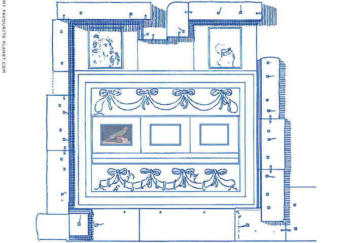 Floor plan of the Altar Room in Pergamon Palace V at My Favourite Planet