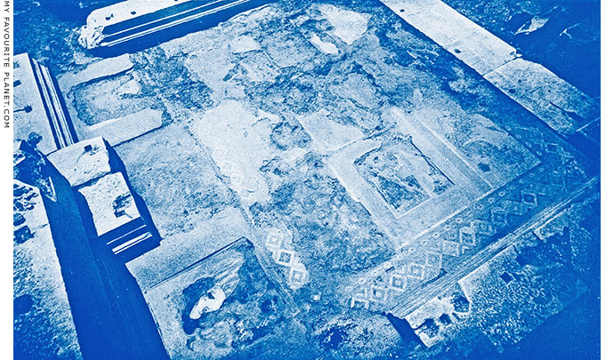 The mosaic floor of the Altar Room in Pergamon Palace V at My Favourite Planet The mosaic floor of the Altar Room in Pergamon Palace V at My Favourite Planet