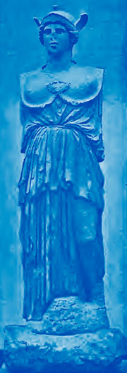 The Athena Parthenos statue from Pergamon around 1913 at My Favourite Planet