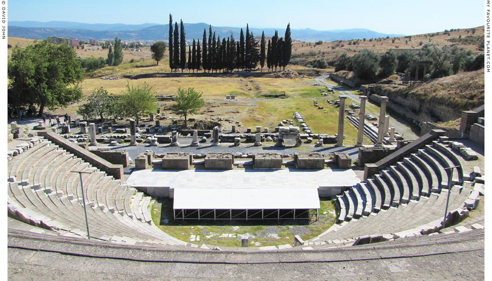 The west side of the Pergamon Asclepieion from above the theatre at My Favourite Planet