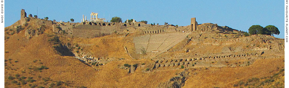 The Pegamon acropolis viewed from the south at My Favourite Planet