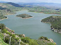 The dam and reservoir on the river Kestel Çayı (the ancient Ketios), Bergama, Turkey at My Favourite Planet