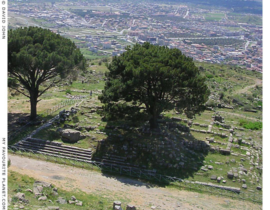 The site of the Great Altar of Zeus, Pergamon Acropolis, Turkey at My Favourite Planet