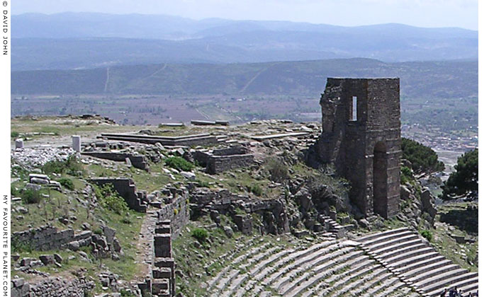 The site of the Sanctuary of Athena Polias Nikephoros on the Pergamon Acropolis, Turkey at My Favourite Planet