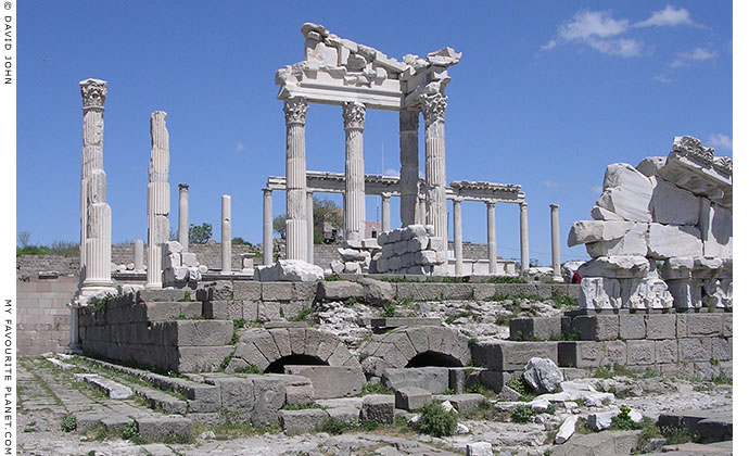 The Temple of Trajan on the Pergamon Acropolis, Turkey at My Favourite Planet