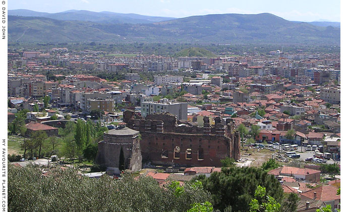 The north side of the Red Basilica (Kizil Avlu) from the Pergamon Acropolis, Bergama, Turkey at My Favourite Planet