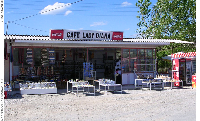 Cafe Lady Diana at the Asklepieion archaeological site, Bergama (Pergamon), Turkey at My Favourite Planet