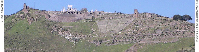 The western side of the Pergamon acropolis, Turkey at My Favourite Planet