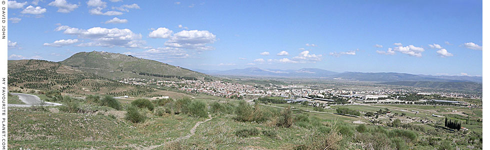 Panoramic view northwards over the Selinus valley from the Pergamon Acropolis, Turkey at My Favourite Planet