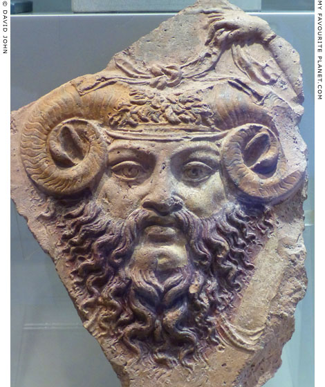 Polychrome terracotta relief of Jupiter Ammon at My Favourite Planet Polychrome terracotta relief of Jupiter Ammon at My Favourite Planet