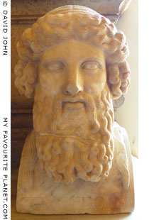 Herm of a bearded divinity in Rome at My Favourite Planet