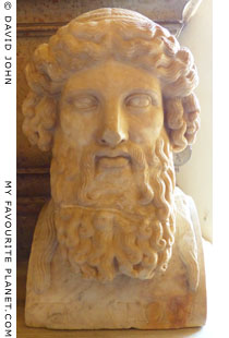 Herm of a bearded divinity in Rome at My Favourite Planet Herm of a bearded divinity in Rome at My Favourite Planet