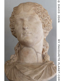 Bust of Agrippina Maggiore in the Capitoline Museums, Rome at My Favourite Planet