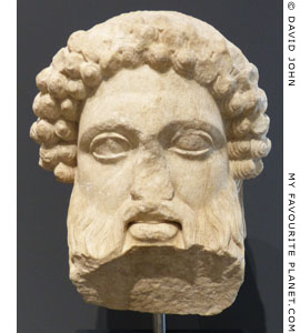 Head of a herm of Hermes Propylaios of the Ephesus type, National Museum of Rome at My Favourite Planet Head of a herm of Hermes Propylaios of the Ephesus type, National Museum of Rome at My Favourite Planet