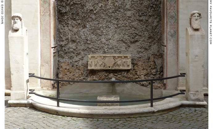 Herms in the courtyard of the Palazzo Altemps, Rome at My Favourite Planet Herms in the courtyard of the Palazzo Altemps, Rome at My Favourite Planet