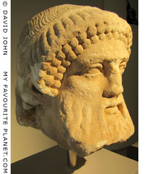 Head of a Hermes herm from Thasos, Greece at My Favourite Planet