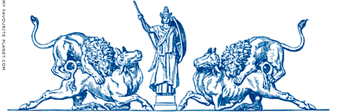 Athena and the lions at My Favourite Planet Athena and the lions at My Favourite Planet