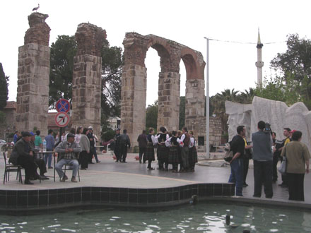 Serbian folk dancers visit Selcuk, Turkey at My Favourite Planet