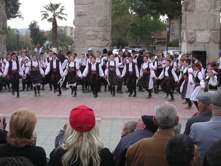 Serbian folk dancers visit Selcuk, Turkey at My Favourite Planet