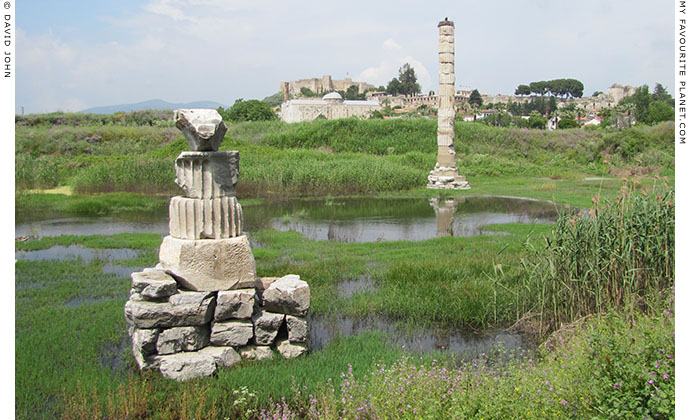 The ruins of the Temple of Artemis, Ephesus, Selcuk, Turkey at My Favourite Planet