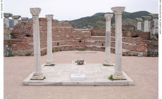 The grave of Saint John the Theologian in Selcuk, Turkey at My Favourite Planet The grave of Saint John the Theologian in Selcuk, Turkey at My Favourite Planet