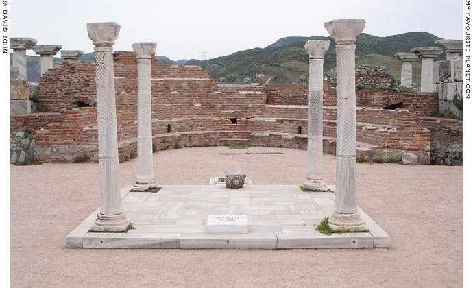 The grave of Saint John the Theologian in Selcuk, Turkey at My Favourite Planet