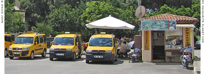 Taxi rank (Taxi Garaj) at Selçuk bus station at My Favourite Planet