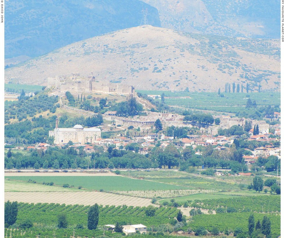 Panoramic view of the Ayasuluk fortress and the Isa Bey Mosque, Selçuk at My Favourite Planet