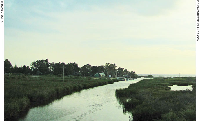 The River Cayster runs into the Aegean Sea, southwest of Selcuk, Turkey at My Favourite Planet