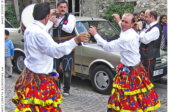 Koceck dancers and musicians in Fatih district, Istanbul at The Cheshire Cat Blog on My Favourite Planet