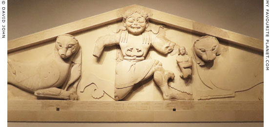 The Gorgon pediment in Corfu, Greece at My Favourite Planet People The Gorgon pediment in Corfu, Greece at My Favourite Planet People