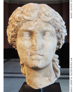 Marble head of Agrippina the Elder from Athens at My Favourite Planet Marble head of Agrippina the Elder from OAthens at My Favourite Planet