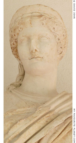 Detail of the statue of Agrippina the Elder from Tyndaris at My Favourite Planet Detail of the statue of Agrippina the Elder from Tyndaris at My Favourite Planet