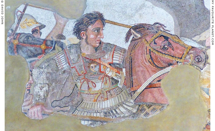 Detail of the Alexander Mosaic from Pompeii at My Favourite Planet