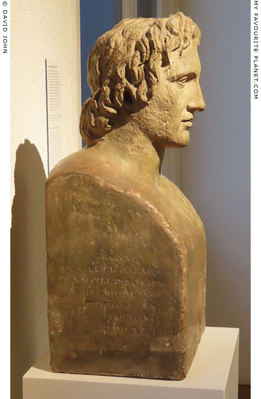 A plaster copy of theAzara Herm of Alexander the Great at My Favourite Planet A plaster copy of the Azara Herm of Alexander the Great at My Favourite Planet