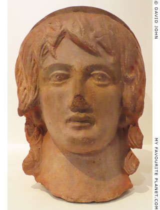 Terracotta votive head with features of Alexander the Great at My Favourite Planet