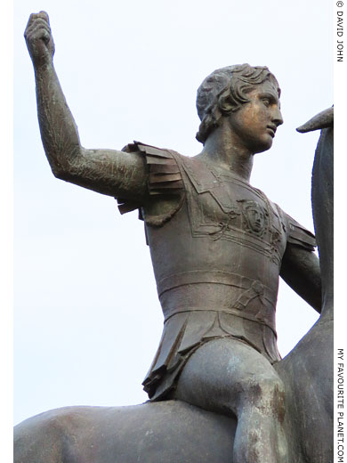 Statue of Alexander the Great in central Athens at My Favourite Planet Statue of Alexander the Great in central Athens at My Favourite Planet