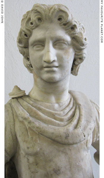 Detail of the statuette of Alexander in Berlin at My Favourite Planet Detail of the statuette of Alexander in Berlin at My Favourite Planet