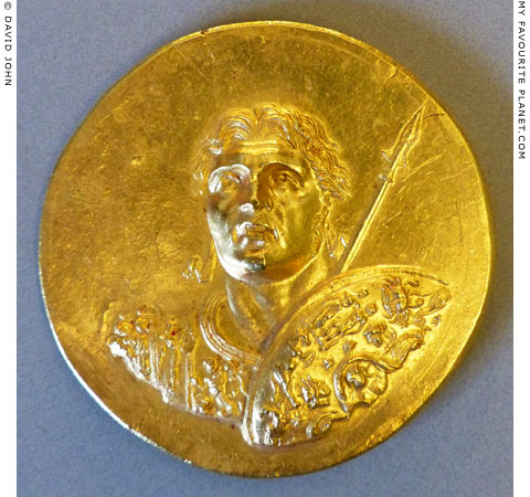 A bust of Alexander the Great on an Aboukir medallion at My Favourite Planet