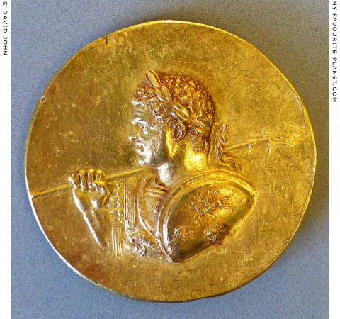 A bust of Emperor Caracalla on an Aboukir medallion at My Favourite Planet