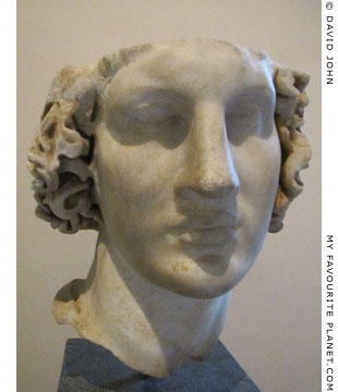 Marble head of Alexander the Great from Kos at My Favourite Planet