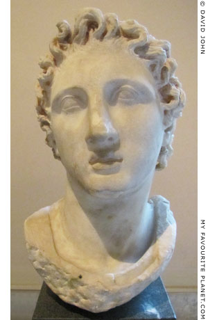 Marble head of Alexander the Great from Kyme at My Favourite Planet Marble head of Alexander the Great from Kyme at My Favourite Planet