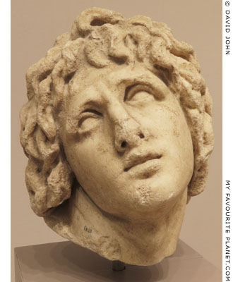 Head of a wounded warrior, Kos Archaeological Museum at My Favourite Planet Head of a wounded warrior, Kos Archaeological Museum at My Favourite Planet