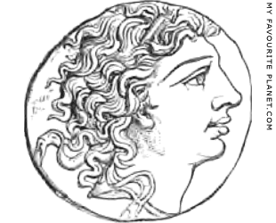 A silver tetradrachm of Mithradates VI Eupator at My Favourite Planet