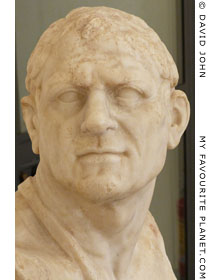 Marble bust of Lysimachus at My Favourite Planet