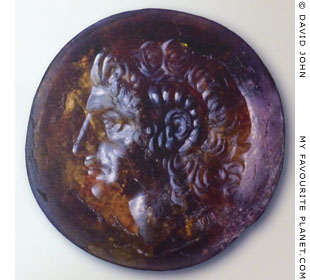 The Alexander Gem, the head of Alexander the Great wearing the ram's horns of Zeus Ammon at My Favourite Planet The Alexander Gem, the head of Alexander the Great wearing the ram's horns of Zeus Ammon at My Favourite Planet